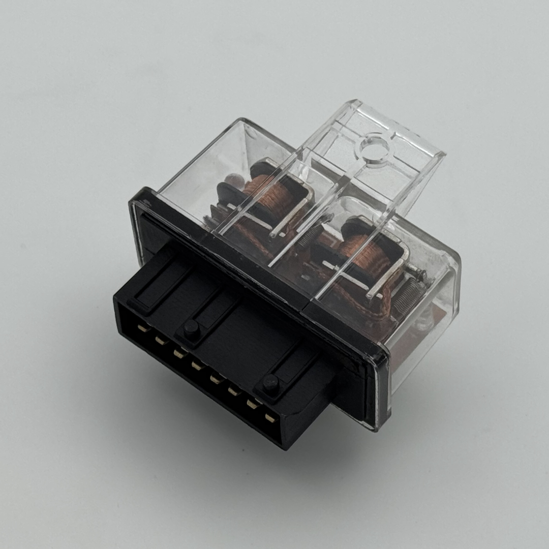 رله دوبل شیشه ای سنگین با ال ای دی