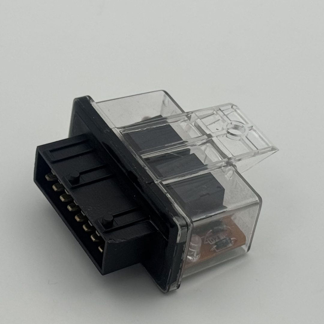 رله دوبل سبک شیشه ای با ال ای دی